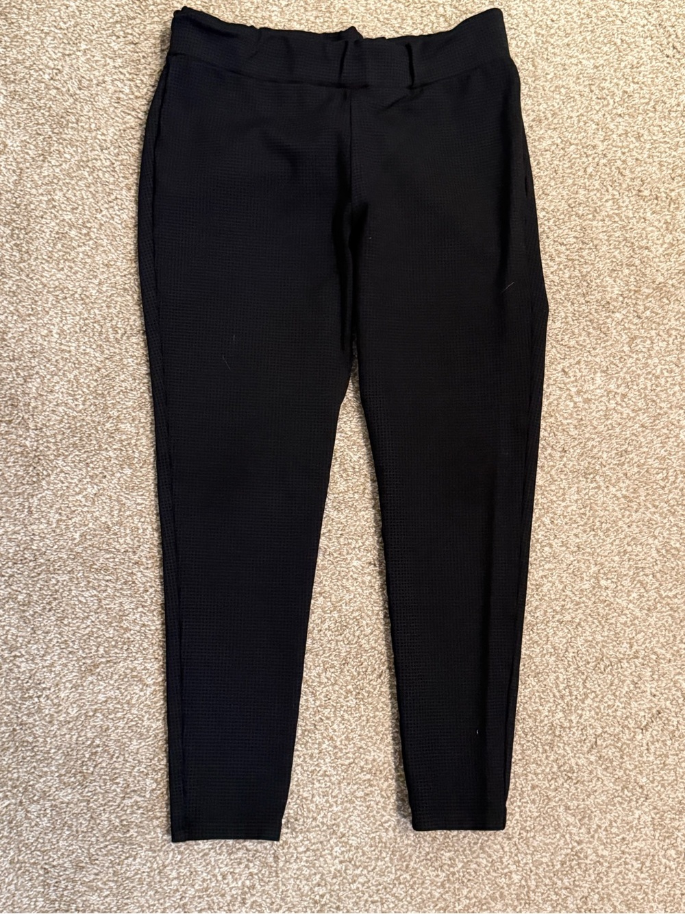 🩶 LOFT Blue Textured Ponte Pants